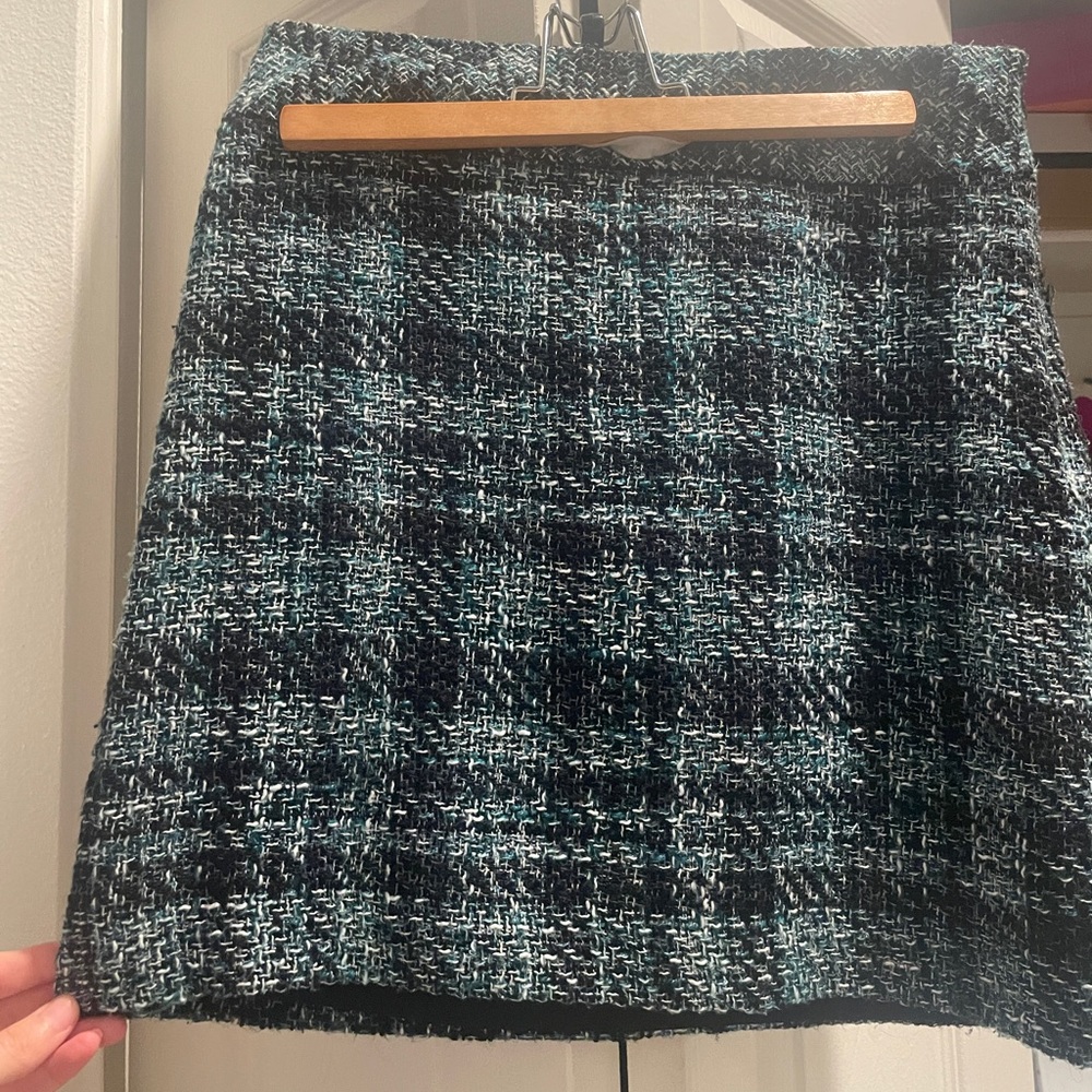 Loft tweed mini skirt